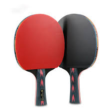 table tennis two rackets three balls